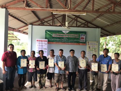 ส.ป.ก.ลำปาง จัดโครงการฝึกอบรมเกษตรกรก่อนมอบหนังสืออนุญาตให้เกษตรกรเข้าทำประโยชน์ในเขตปฏิรูปที่ดิน