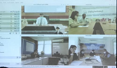 ส.ป.ก.ลำปาง ร่วมประชุมการปรับปรุงข้อมูลแผนที่เชิงเลข (Digital Map) ฐานข้อมูลที่ดิน (ALRO Land) และสารบบที่ดิน ผ่านทางระบบการประชุมทางไกลออนไลน์แบบ Web Conference ครั้งที่ 1/2563