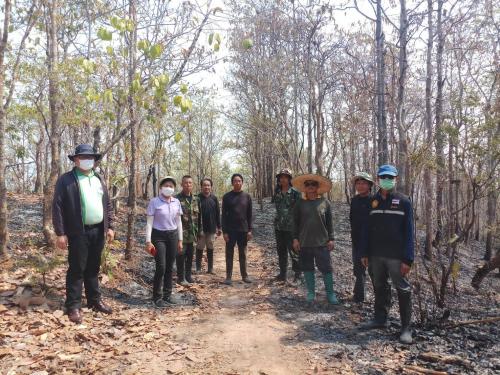 นางสาวอรณัชชา สุวรรณชัย ปฏิรูปที่ดินจังหวัดลำปาง ลงพื้นที่ตรวจสอบจุดความร้อน (Hot Spot)