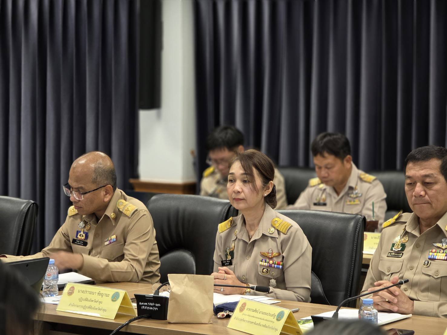 ปฏิรูปที่ดินจังหวัดลำพูนเข้าร่วมประชุมเรื่องร้องเรียนเชิงระบบ โครงการศึกษาปัญหาและผลกระทบของข้อกฎหมาย กฎ ระเบียบที่เกี่ยวข้องกับค่าใช้จ่ายจากการรังวัดตรวจสอบแนวเขตที่สาธารณประโยชน์