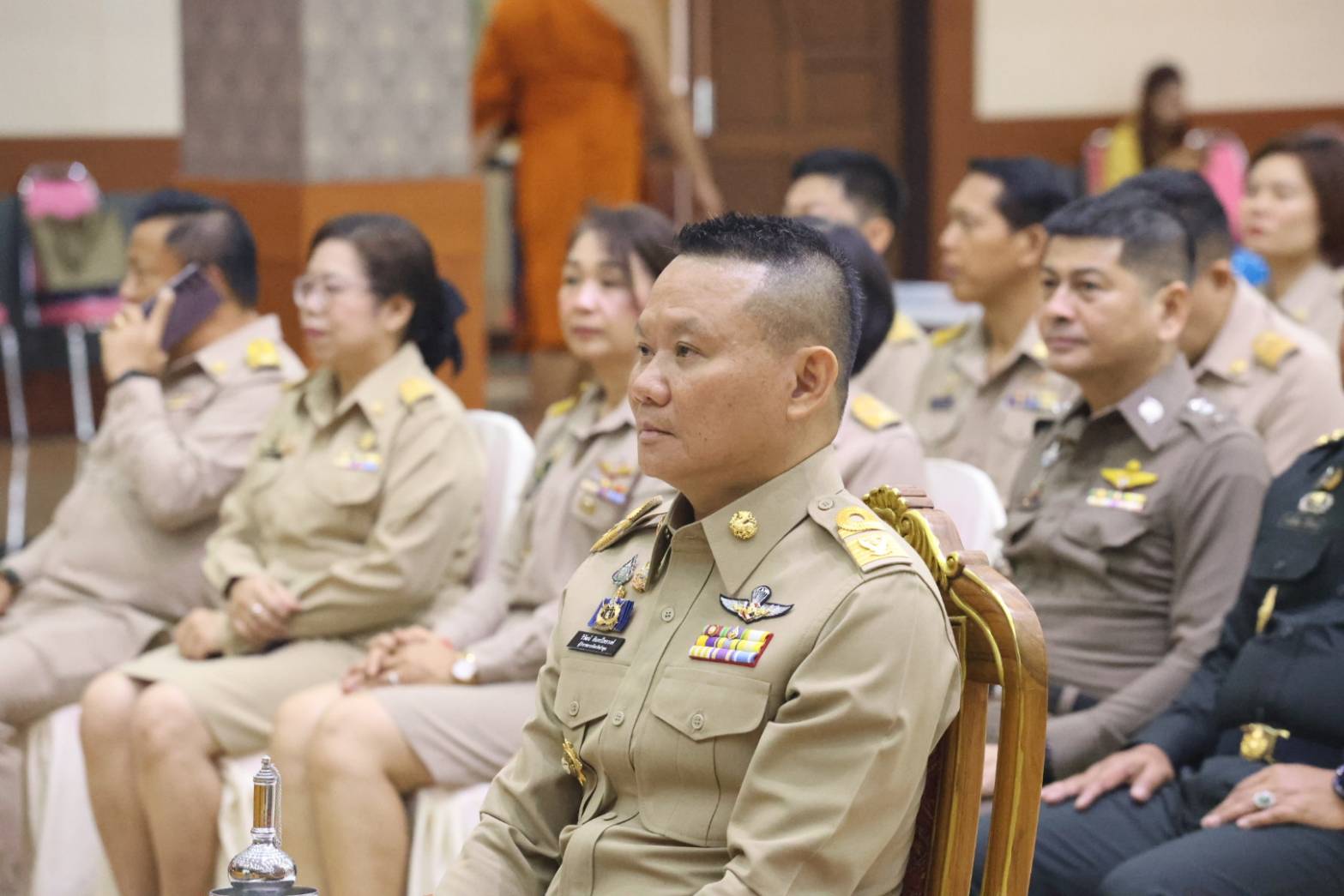 ส.ป.ก.ลำพูนร่วมพิธีถวายภัตตาหารพระราชทานแด่พระภิกษุ สามเณร ในการสอบบาลีสนามหลวง ปี 2568 ระหว่างวันที่ 22-24 กุมภาพันธ์ 2568