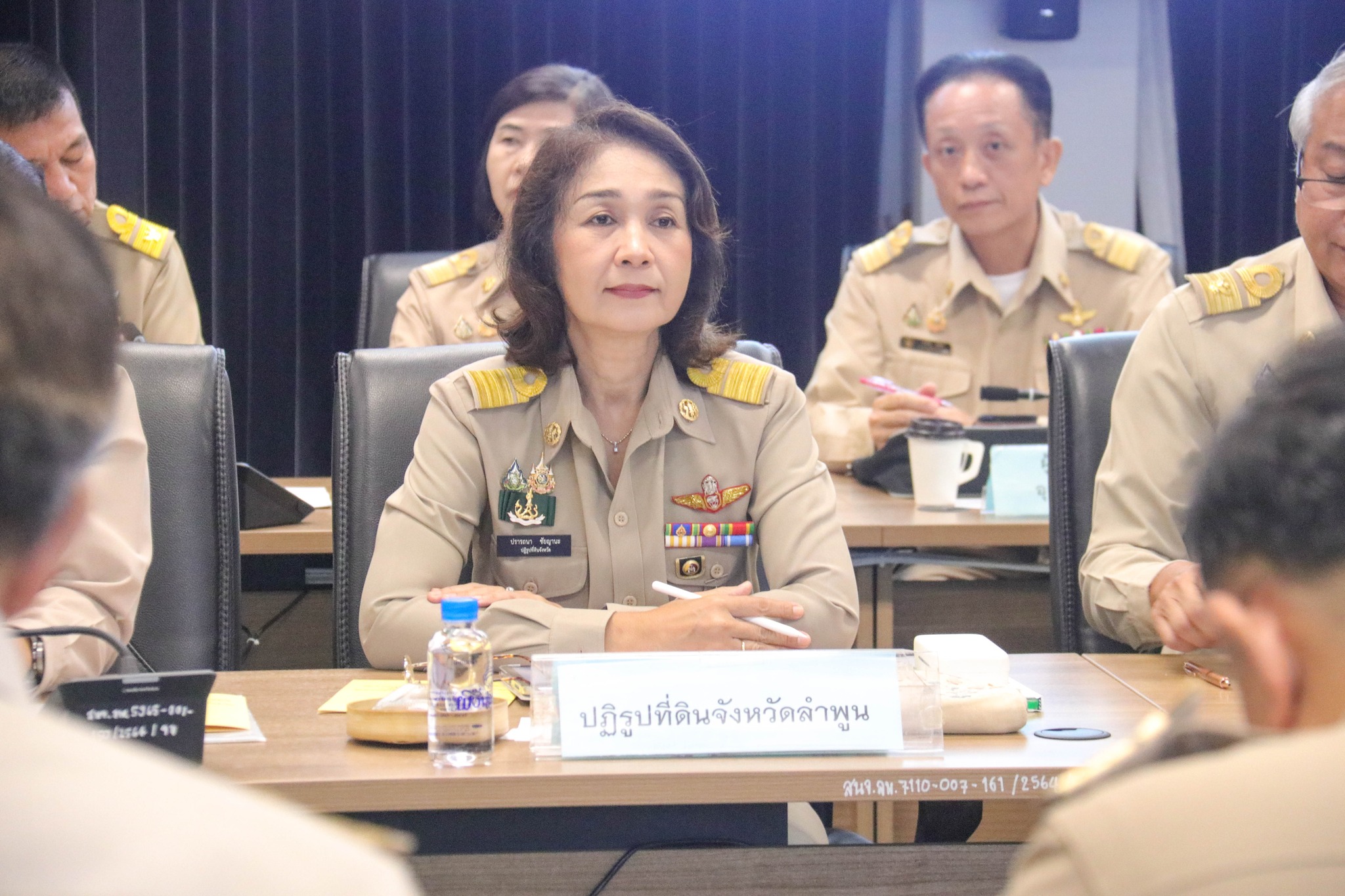 ปฏิรูปที่ดินจังหวัดลำพูนประชุมคณะกรมการจังหวัดลำพูน นายอำเภอ และหัวหน้าหน่วยงานที่เกี่ยวข้อง ประจำเดือนกรกฎาคม 2567 (ครั้งที่ 7/2567)