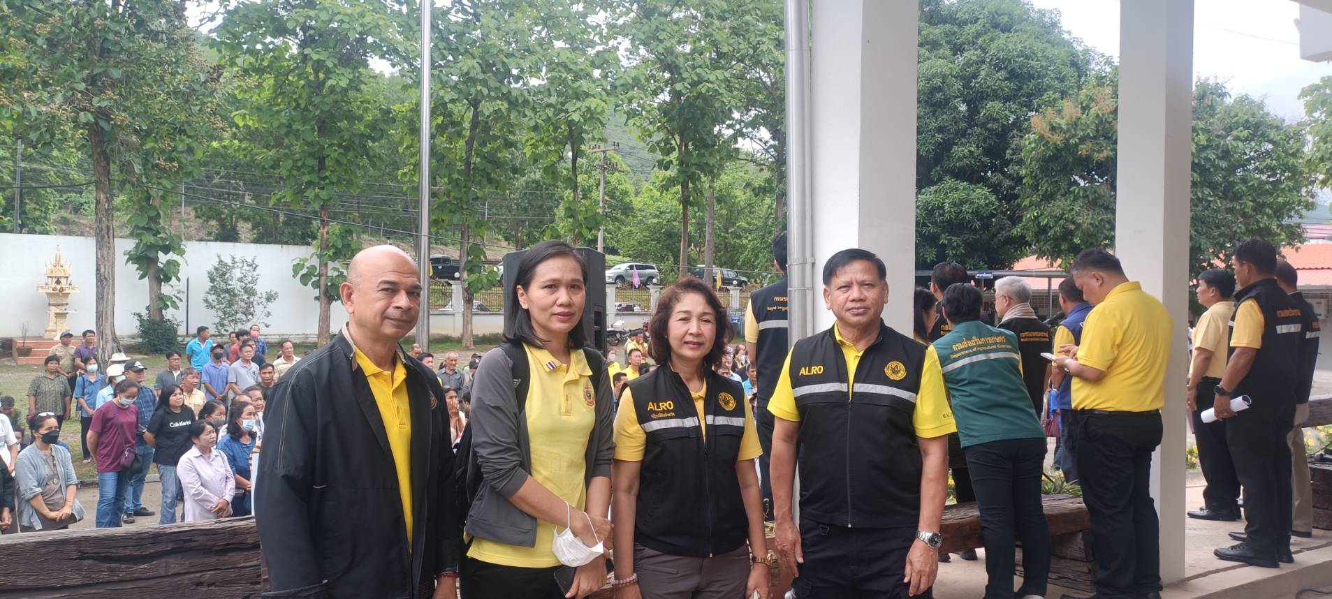 ปฏิรูปที่ดินจังหวัดลำพูน ร่วมต้อนรับที่ปรึกษารัฐมนตรีว่าการกระทรวงเกษตรและสหกรณ์ และคณะฯ เพื่อลงพื้นที่ประชุมหารือพร้อมผลักดันการดำเนินโครงการอ่างเก็บน้ำแม่สะป๊วด อันเนื่องมาจากพระราชดำริ จังหวัดลำพูน