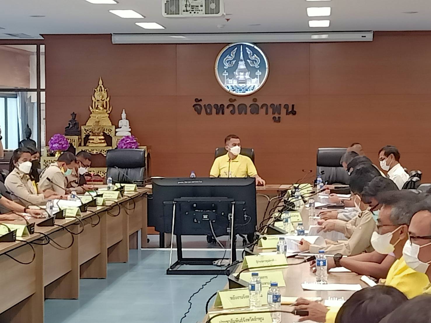 ปฏิรูปที่ดินจังหวัดลำพูน ร่วมประชุมคณะทำงานขับเคลื่อนการดำเนินงาน โครงการปลูกป่าเพื่ออนุรักษ์ ฟื้นฟู ป่าต้นน้ำ ป่าชายเลน และป้องกันไฟป่า จังหวัดลำพูน