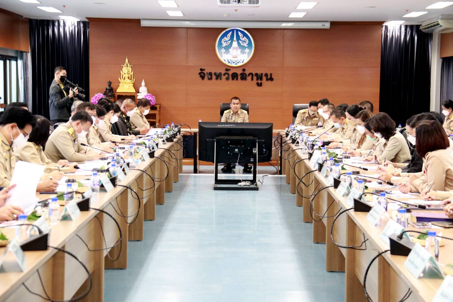 การประชุมคณะกรมการจังหวัดลำพูน นายอำเภอ และหัวหน้าหน่วยงานที่เกี่ยวข้อง ครั้งที่ 11/2565