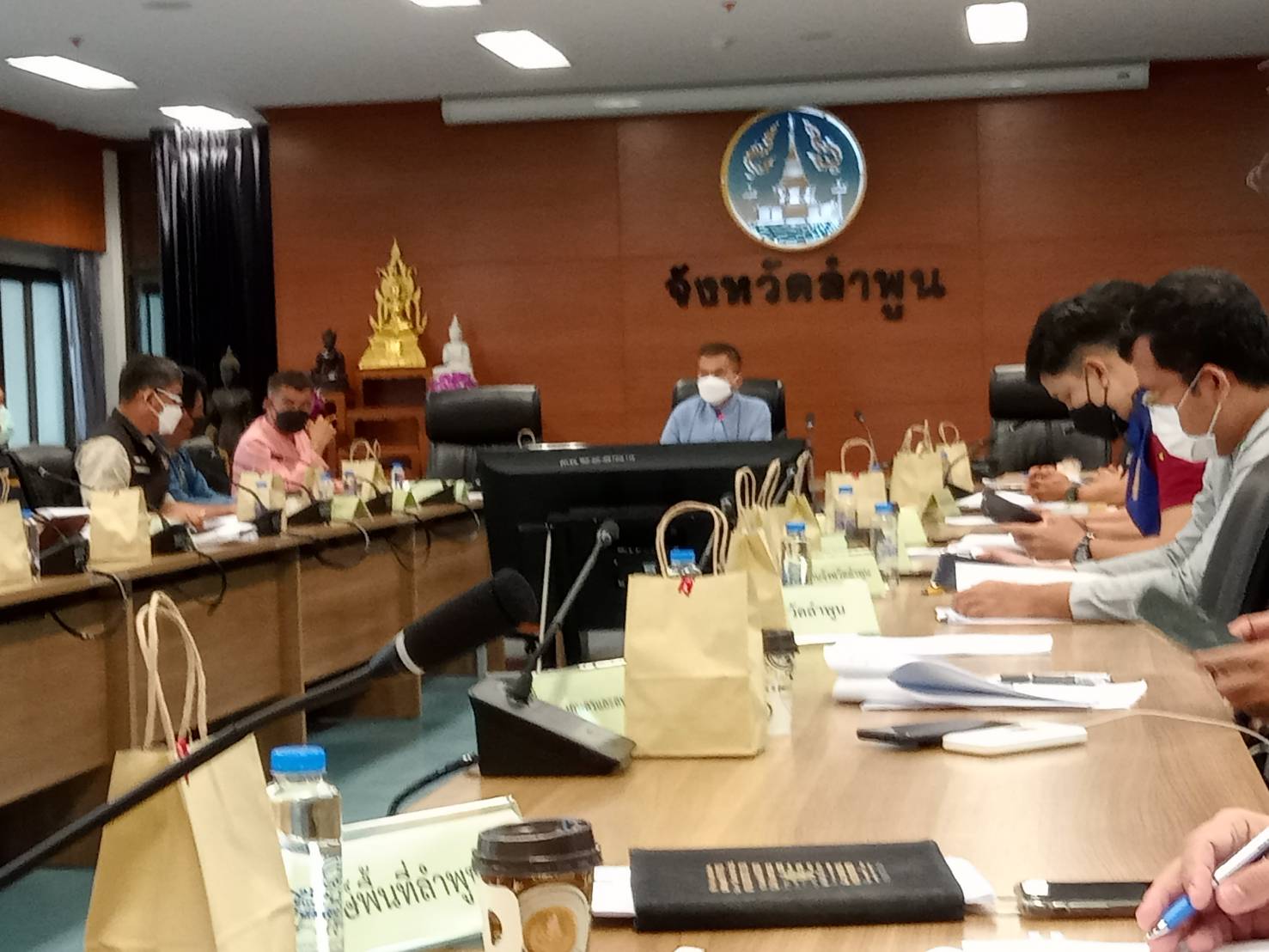 การประชุมคณะอนุกรรมการป้องกันและปราบปรามการตัดไม้ทำลายป่า จังหวัดลำพูน ครั้งที่ 1/2565