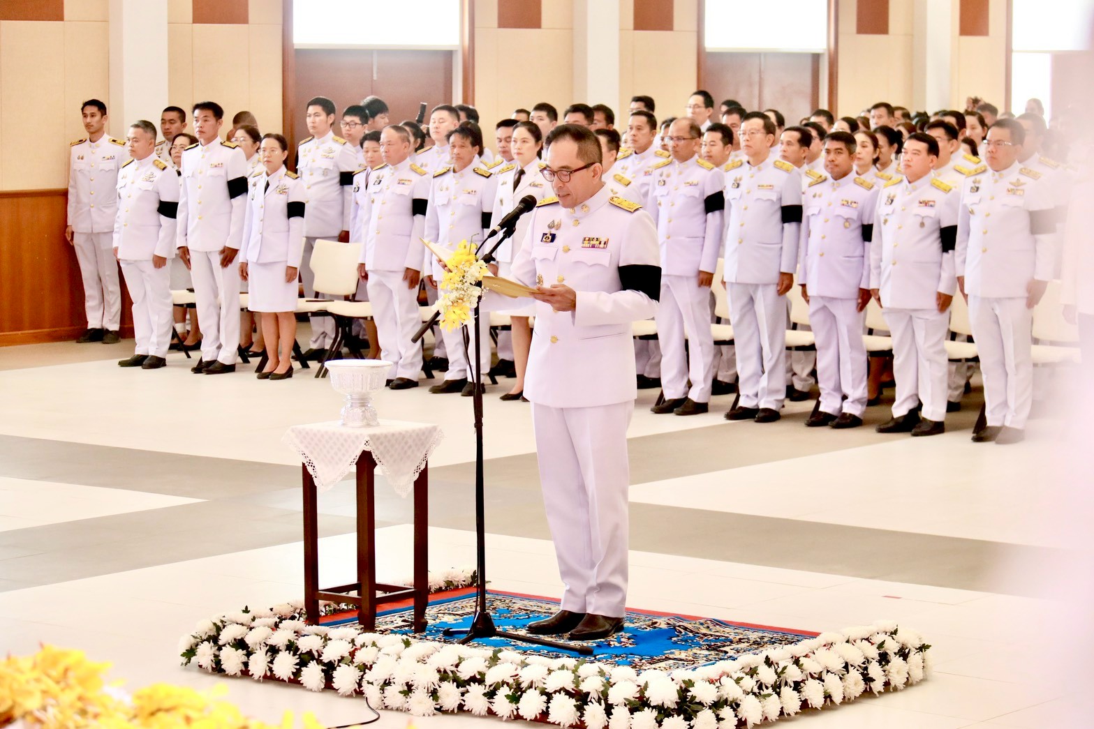 title - ปฏิรูปที่ดินจังหวัดลำพูน (นางปรารถนา ชัยญานะ) ร่วมพิธีวางพุ่มดอกไม้ถวายราชสักการะเนื่องในวันพ่อขุนรามคำแหงมหาราช 17 มกราคม พุทธศักราช 2569
