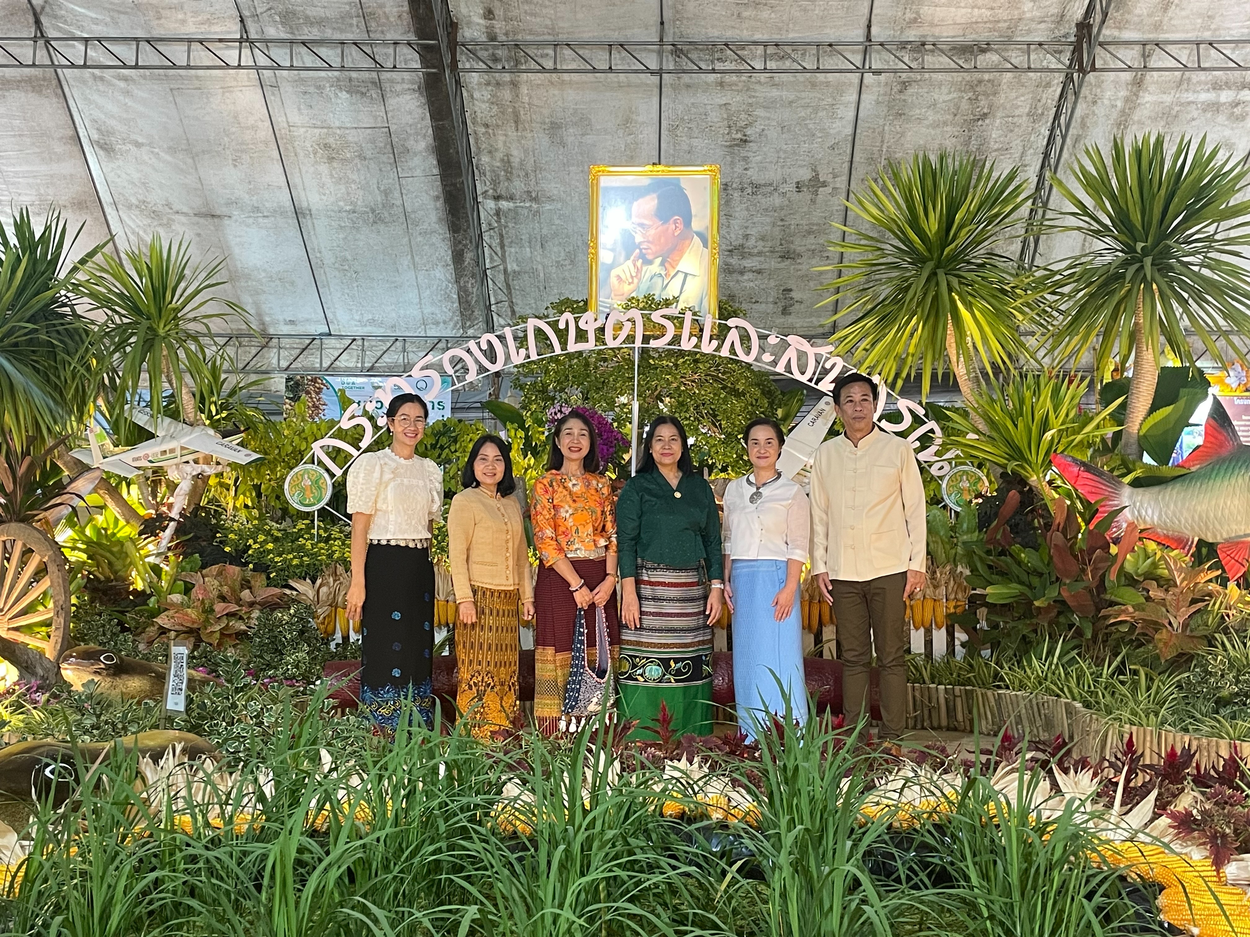 ปฏิรูปที่ดินจังหวัดลำพูนร่วมพิธีเปิดงานสักการะพระนางจามเทวีและงานฤดูหนาวจังหวัดลำพูน ประจำปี 2566 