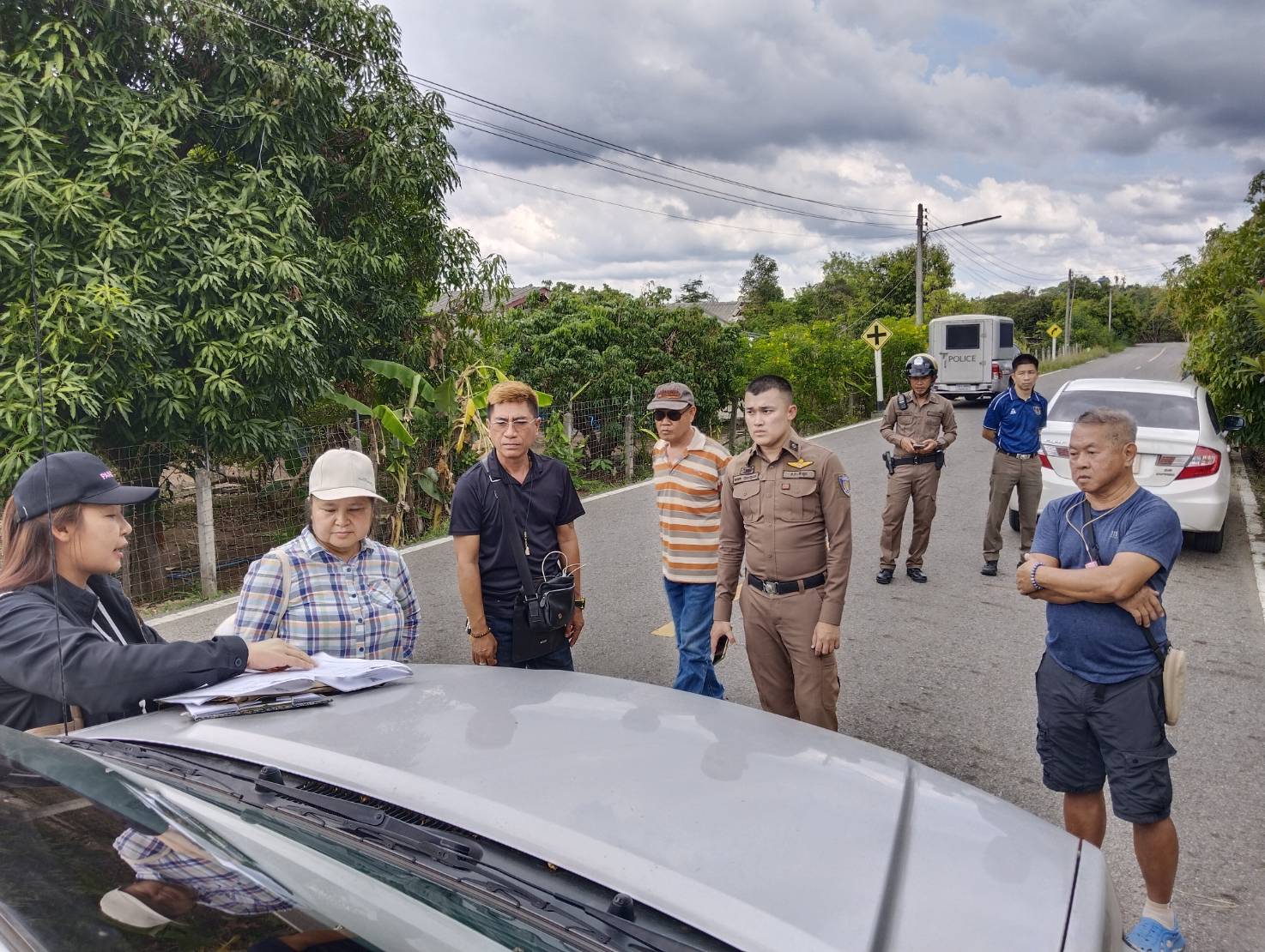 title -  ส.ป.ก.ลำพูน ลงพื้นที่ตรวจสอบข้อพิพาทการครอบครองและการใช้ประโยชน์ที่ดินในเขตปฏิรูปที่ดิน บ้านโป่งรู ตำบลนครเจดีย์ อำเภอป่าซาง จังหวัดลำพูน