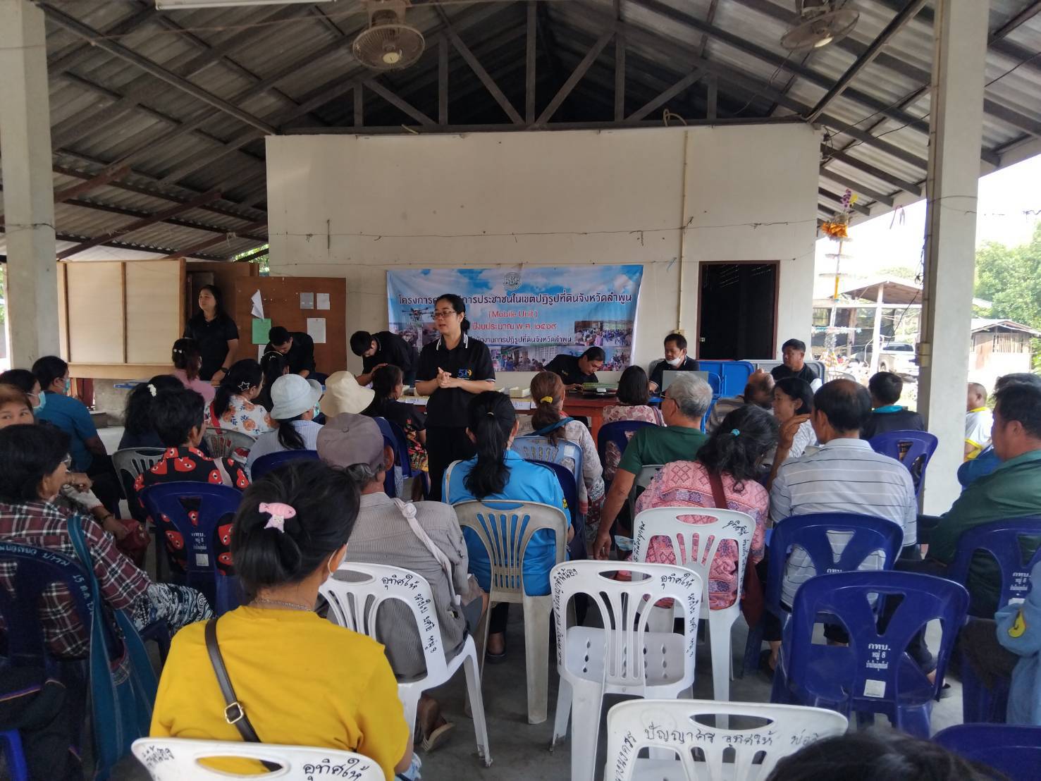 title - ส.ป.ก.ลำพูน เดินหน้าออกหน่วยบริการประชาชนเคลื่อนที่ (Mobile Unit) เพื่ออำนวยความสะดวกและยกระดับคุณภาพชีวิตของเกษตรกรในเขตปฏิรูปที่ดินจังหวัดลำพูน