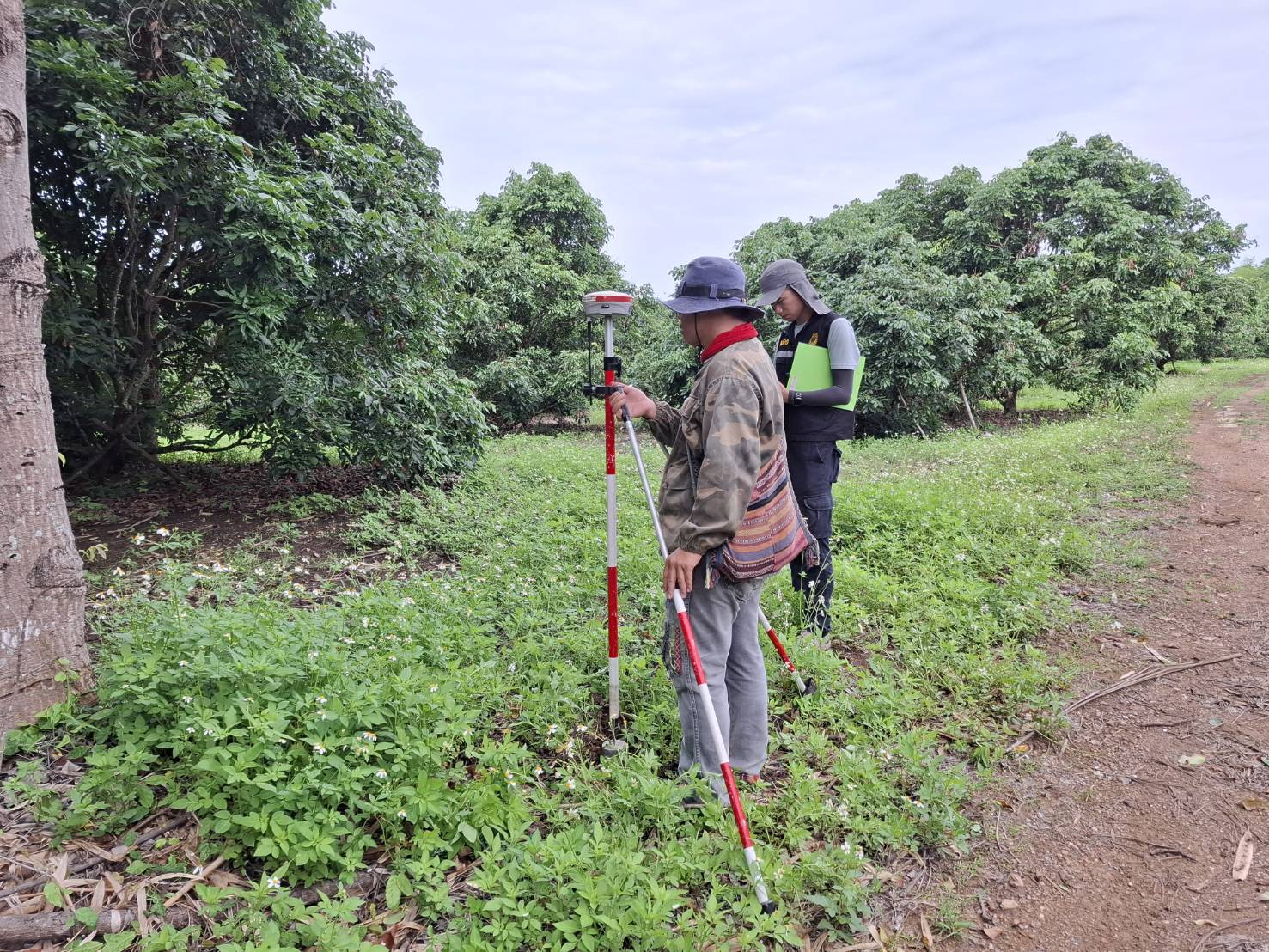title - ส.ป.ก.ลำพูน ลงพื้นที่ดำเนินการรังวัดปรับปรุงแผนที่ตามมาตรฐาน RTK GNSS NETWORK ประจำปีงบประมาณ พ.ศ. 2569