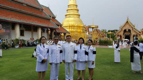 ส.ป.ก.ลำพูน ร่วมพิธีเปิดงานประเพณีสรงน้ำพระบรมธาตุหริภุญชัย