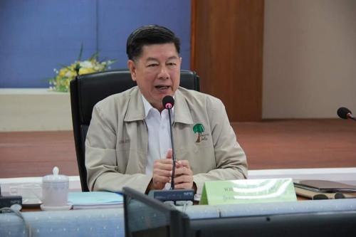 ประชุมการมอบนโยบาย และตรวจติดตามผลการดำเนินงานปฎิบัติราชการประจำปีของจังหวัดลำพูน