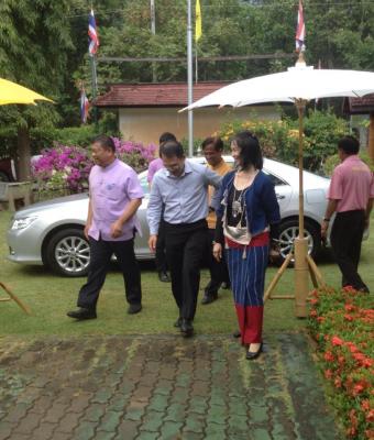 ส.ป.ก.ลำพูน ต้อนรับอธิบดีกรมพิธีการทูต 