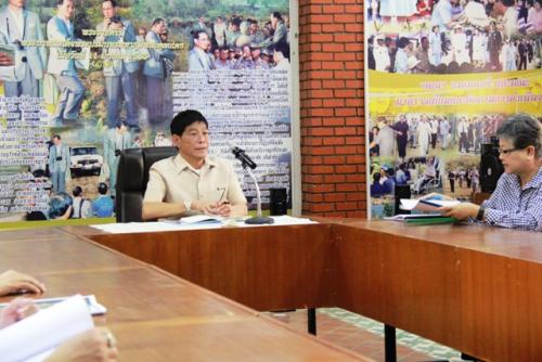 ส.ป.ก ร่วมต้อนรับคณะกรรมการปรับปรุงระบบข้อมูลของสำนักราชเลขาธิการเกี่ยวกับโครงการอันเนื่องมาจากพระราชดำริ
