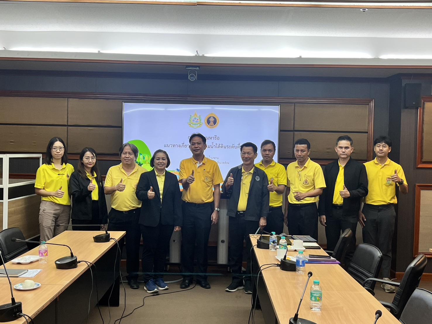 ส.ป.ก. ร่วมกับ ทบ. ประชุมหารือเกี่ยวกับการเติมน้ำใต้ดินระดับตื้น ในเขตปฏิรูปที่ดิน ภายใต้ความร่วมมือ MOU  เพื่อเพิ่มศักยภาพการใช้น้ำบาดาลในเขตปฏิรูปที่อย่างยั่งยืน