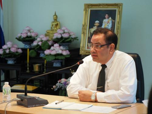 ประชุมผู้บริหารสำนักพัฒนาพื้นที่ปฏิรูปที่ดิน