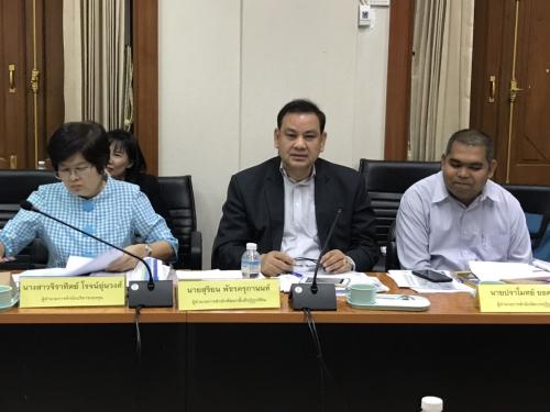 การประชุมเรื่องการบริหารจัดการทรัพยากรน้ำ วันศุกร์ที่ 30 พฤศจิกายน 2561 เวลา 09.30 น ณ ห้องประชุมจำลอง อัตนโถ ส.ป.ก. ถนนราชดำเนินนอก.