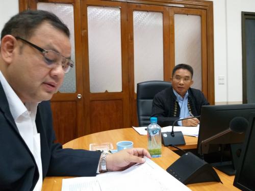 การประชุมเพื่อส่งมอบพื้นที่เป้าหมายให้กรมพัฒนาที่ดินพิจารณาดำเนินการตามบันทึกข้อตกลงความร่วมมือบูรณาการแผนงานการพัฒนาโครงสร้างพื้นฐาน และสาธารณูปโภคที่จำเป็นในพื้นที่เขตปฏิรูปที่ดิน (MOU) 9 หน่วยงาน 