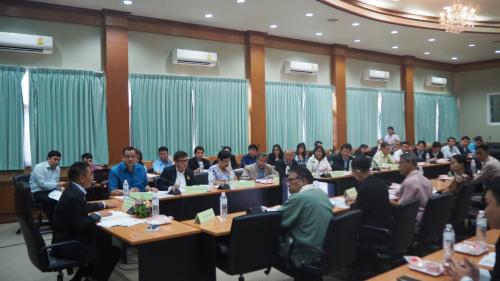 การประชุมหน่วยงานที่ได้ร่วมจัดทำบันทึกข้อตกลง (MOU) การบูรณาการพัฒนาพื้นที่ในเขตปฏิรูปที่ดิน และพื้นที่โครงการจัดที่ดินทำกินให้ชุมชนตามนโยบายรัฐบาล ระหว่าง ส.ป.ก. กับ 8 หน่วยงาน