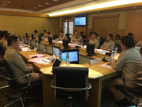 การประชุมคณะกรรมการพิจารณาสถานที่ตั้งและขนาดพื้นที่ใช้งาน อาคารกระทรวงเกษตรและสหกรณ์แห่งใหม่