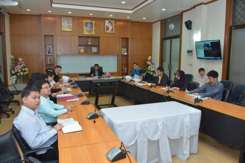การประชุมทางไกลออนไลน์(web Conference) เพื่อติดตามและรายงานความก้าวหน้าของการดำเนินงานพัฒนาโครงสร้างพื้นฐานสาธารณูปโภคและการส่งเสริมพัฒนาอาชีพและคุณภาพชีวิตในเขตปฏิรูปที่ดิน ตามบันทึกข้อตกลงความร่วมมือ(MOU) ๙ หน่วยงาน