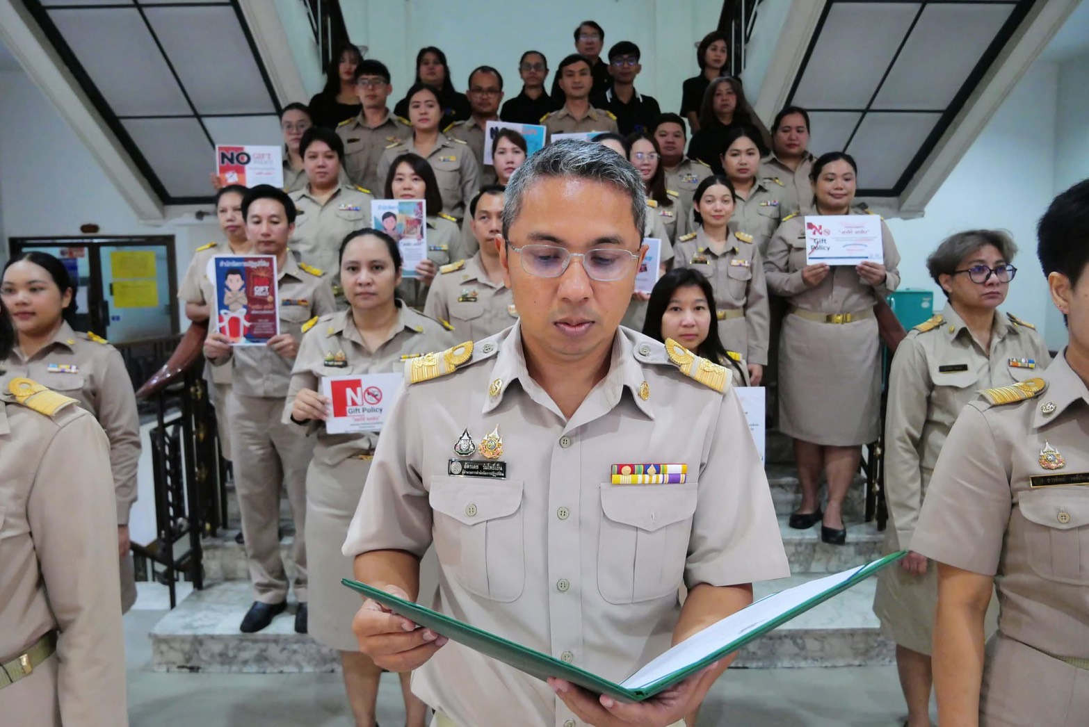 สจก. ประกาศเจตนารมณ์การเป็นองค์กรคุณธรรม ประจำปีงบประมาณ พ.ศ. 2569 และแสดงออกเชิงสัญลักษณ์ในการต่อต้านการทุจริต