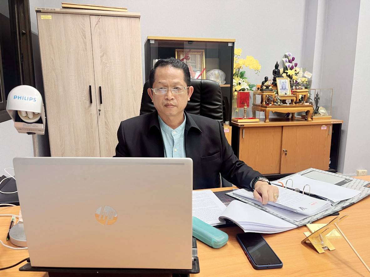 สำนักจัดการปฏิรูปที่ดิน เข้าร่วมการประชุมคณะกรรมการอำนวยการอพยพราษฎร ๕ หมู่บ้าน ครั้งที่ ๒/๒๕๖๖ ผ่านระบบวีดีทัศน์ทางไกล (Video Conference)