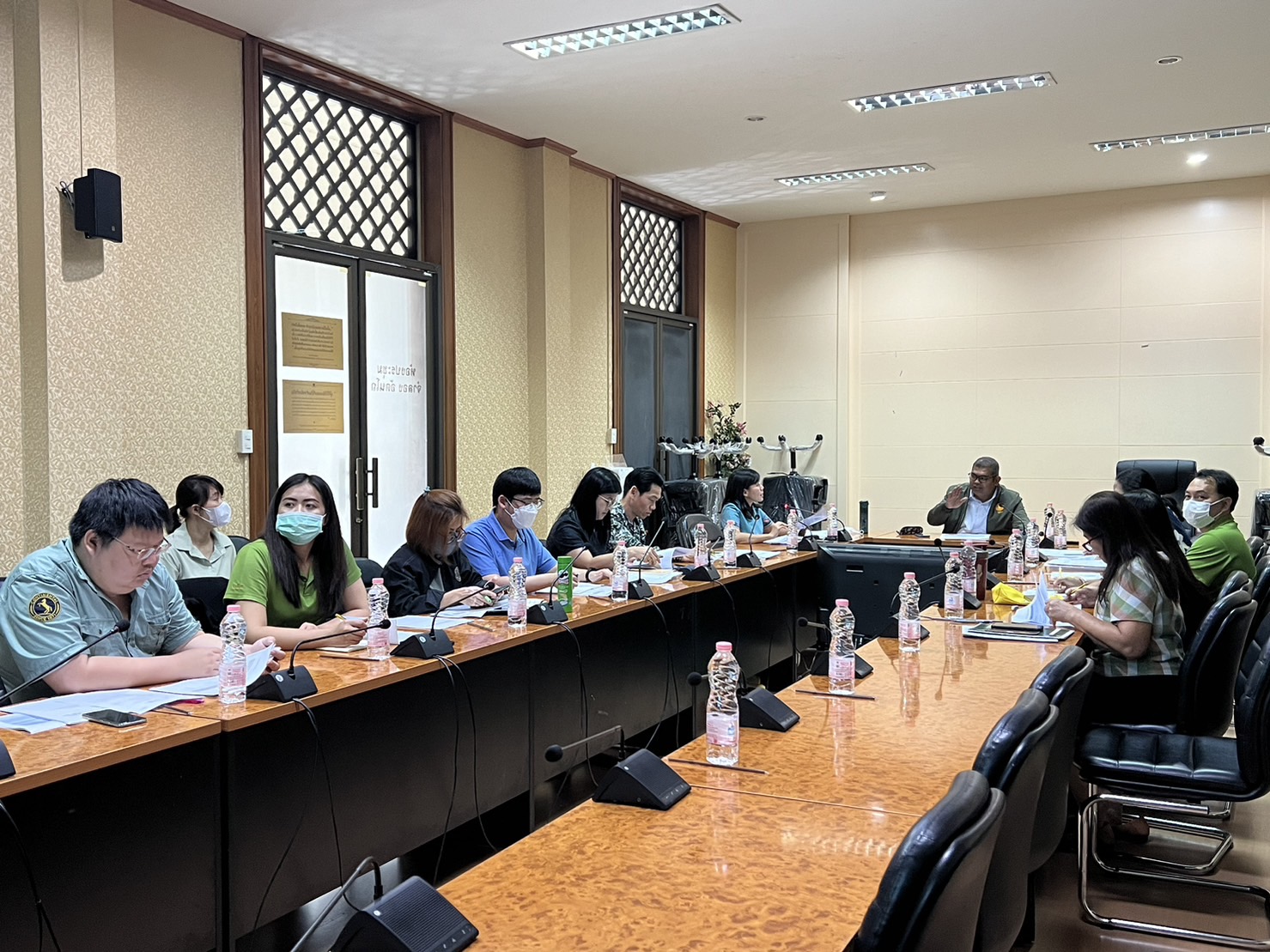 สำนักจัดการปฏิรูปที่ดิน ประชุมการจัดวางระบบการควบคุมภายในและบริหารความเสี่ยงของสำนักจัดการปฏิรูปที่ดิน ณ ห้องประชุมจำลอง อัตนโถ ส.ป.ก. ถนนราชดำเนินนอก กรุงเทพฯ