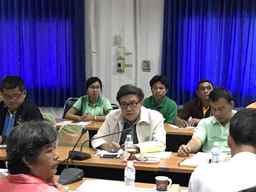ผอ.สจก.ร่วมประชุมเพื่อแก้ไขปัญหากรณีราษฎรยื่นหนังสือร้องเรียนขอออกเอกสารสิทธิที่ทำกินของ ส.ป.ก.ในที่สาธารณประโยชน์โคกภูพระ  และโคกปออีกว้าง ณ ห้องประชุมที่ว่าการอำเภอเลิงนกทา  จังหวัดยโสธร