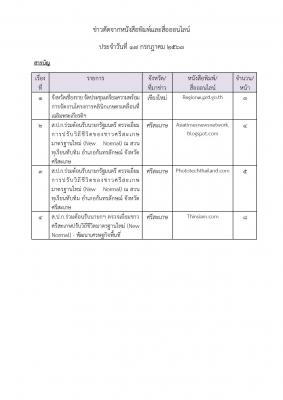  ข่าวตัดวันที่ 17 ก.ค. 63 
