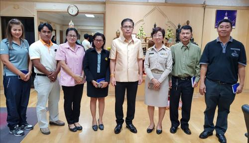 หัวหน้าสำนักงานปฏิรูปที่ดินจังหวัดลพบุรี เข้ารายงานตัวกับผู้ว่าราชการจังหวัดลพบุรีในวันที่ 3 มกราคม 2561