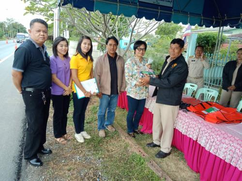 ออกตรวจเยี่ยมจุดตรวจและติดตามการปฏิบัติงานป้องกันและลดอุบัติเหตุทางถนน ช่วงเทศกาลปีใหม่ พ.ศ. 2562 จังหวัดลพบุรี