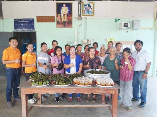จัดอบรมโครงการศิลปาชีพเพื่อวิสาหกิจชุมชน ปีงบประมาณ 2563 หลักสูตร การทำขนมไทย สามารถสร้างอาชีพสร้างรายได้ให้กับตนเองและครอบครัว