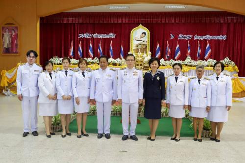 เจ้าหน้าที่ ส.ป.ก.ลพบุรี เข้าร่วมพิธีถวายเครื่องราชสักการะแด่พระบาทสมเด็จพระบรมชนกาธิเบศร มหาภูมิพลอดุลยเดชมหาราชบรมนาถบพิตร “พระบิดาแห่งมาตรฐานการช่างไทย”