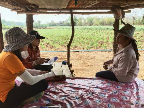 ส.ป.ก.ลพบุรี ตรวจเยี่ยมและประเมินความเสี่ยงแปลงเกษตรกรที่เข้าร่วมโครงการเกษตรอินทรีย์ ”