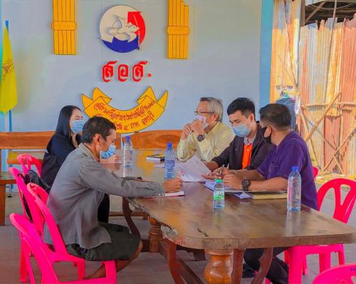 ร่วมประชุมกับกลุ่มเกษตรกรสภาประชาชน 4 ภาค ตำบลดงพลับ อำเภอบ้านหมี่ จังหวัดลพบุรี