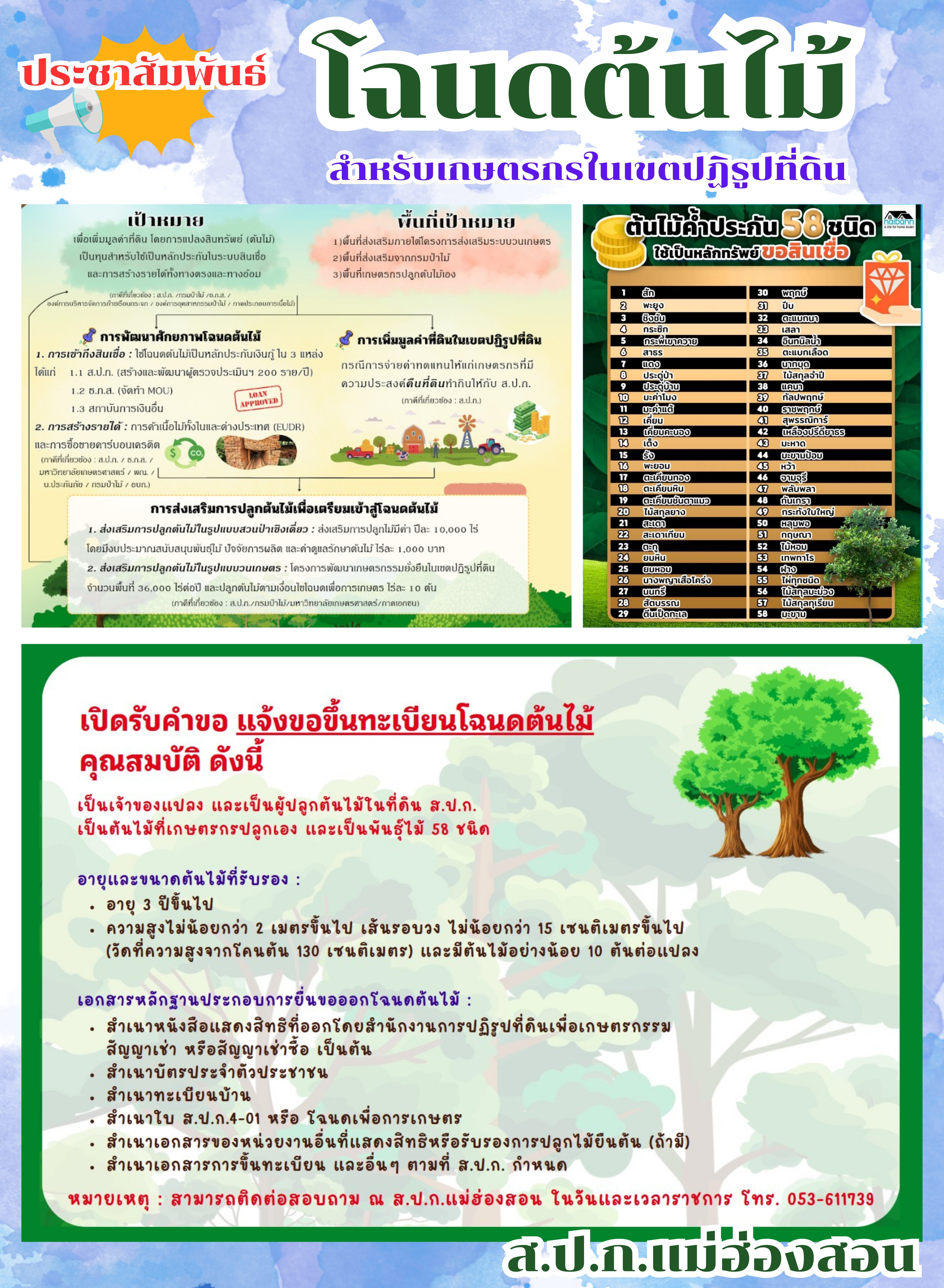 โฉนดต้นไม้ คืออะไร มีขั้นตอนการยื่นอย่างไร