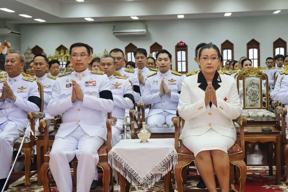 ร่วมประกอบพิธีเจริญพระพุทธมนต์และลงนามถวายพระพรชัยมงคล พร้อมทำบุญตักบาตรถวายพระราชกุศลเฉลิมพระเกียรติสมเด็จพระเจ้าลูกเธอ เจ้าฟ้าพัชรกิติยาภา นเรนทิราเทพยวดี กรมหลวงราชสาริณีสิริพัชร มหาวัชรราชธิดา เนื่องในวันคล้ายวันประสูติ วันที่ 7 ธันวาคม 2568