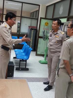 นายชยาวุธ จันทร ผู้ว่าราชการจังหวัดมหาสารคาม ตรวจเยี่ยม ส.ป.ก.มหาสารคาม 