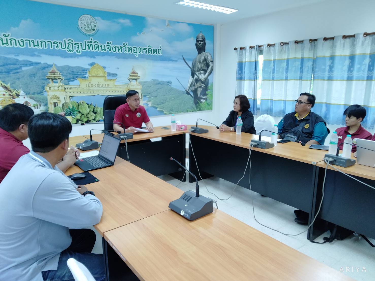 ผู้อำนวยการสำนักจัดการแผนที่และสารบบที่ดิน ติดตามงานรังวัดแผนที่แปลงที่ดิน Rtk Gnss Network วันที่ 22 พฤษภาคม 2568 จังหวัดอุตรคิตถ์
