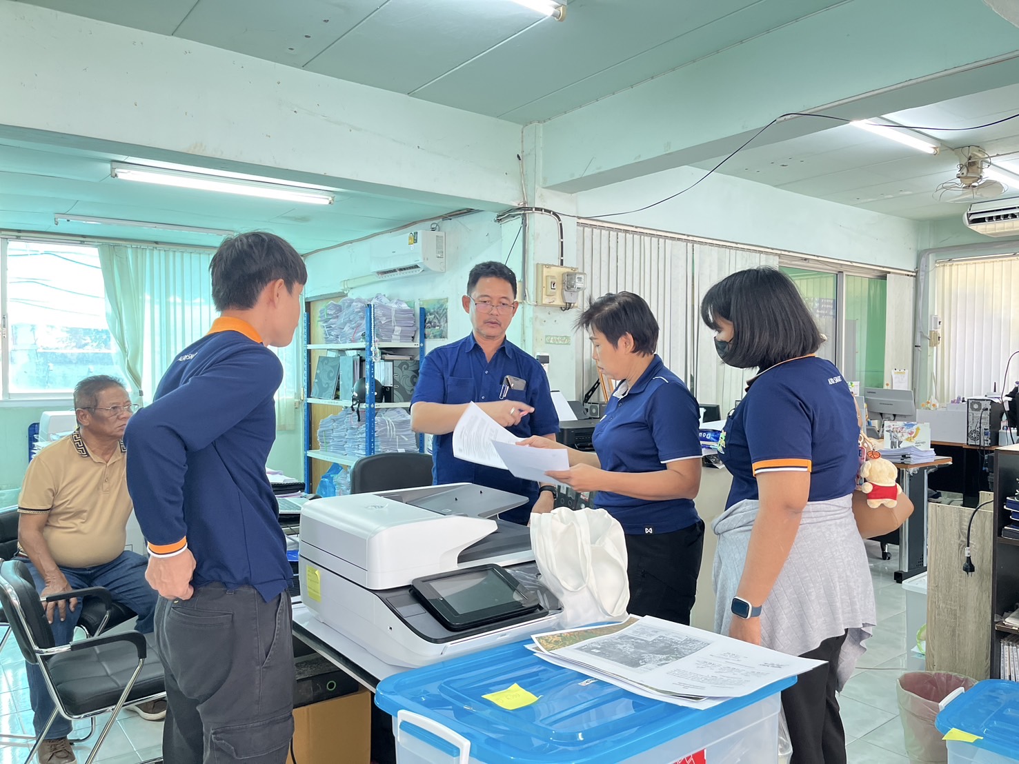 กลุ่มพัฒนาสารบบที่ดินดำเนินการตรวจสอบ นำเข้าเอกสารและแก้ไขข้อมูลด้านสารบบที่ดิน และปรับปรุงข้อมูลฐานระบบ ส่งสุข ณ. ส.ป.ก. จังหวัดนครราชสีมา วันที่ 15-25 กันยายน 2568