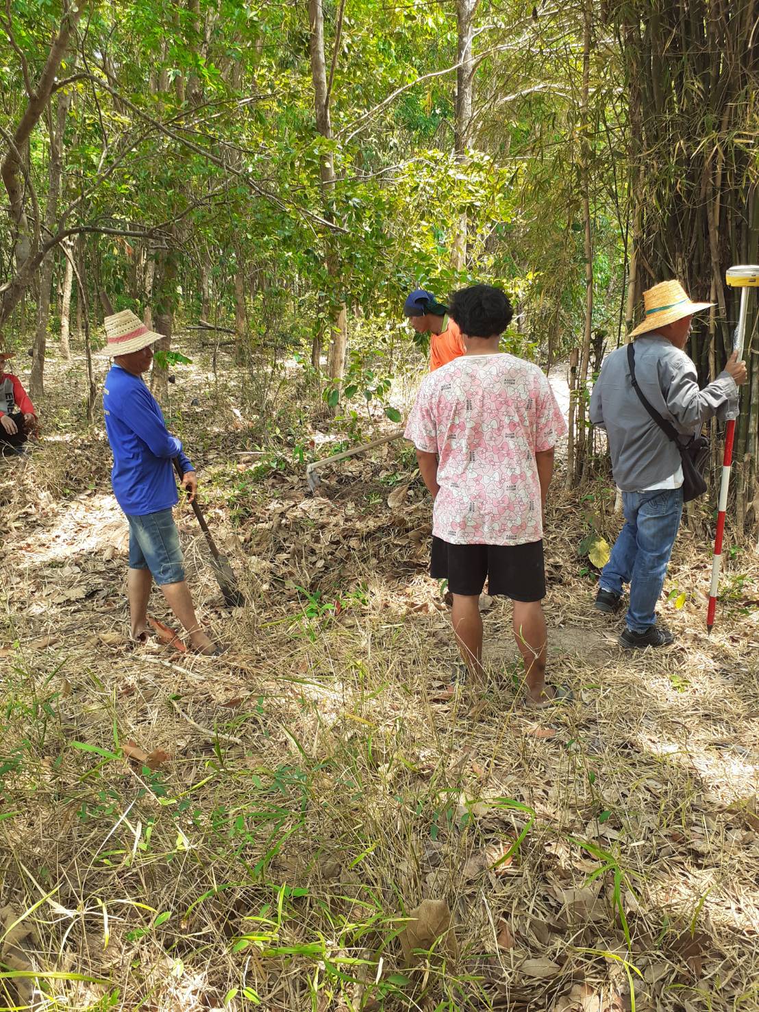 ลงพื้นที่ตรวจสอบกรณีเกษตรกรยื่นคำร้องขอให้ตรวจสอบแนวเขตที่ดิน