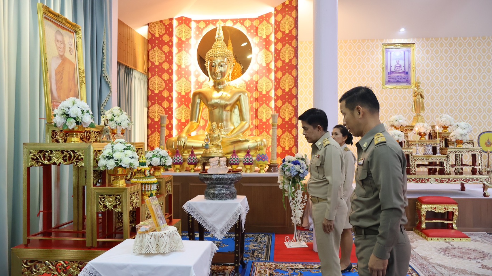 ส.ป.ก.นครนายก ร่วมพิธีอัญเชิญไฟพระฤกษ์