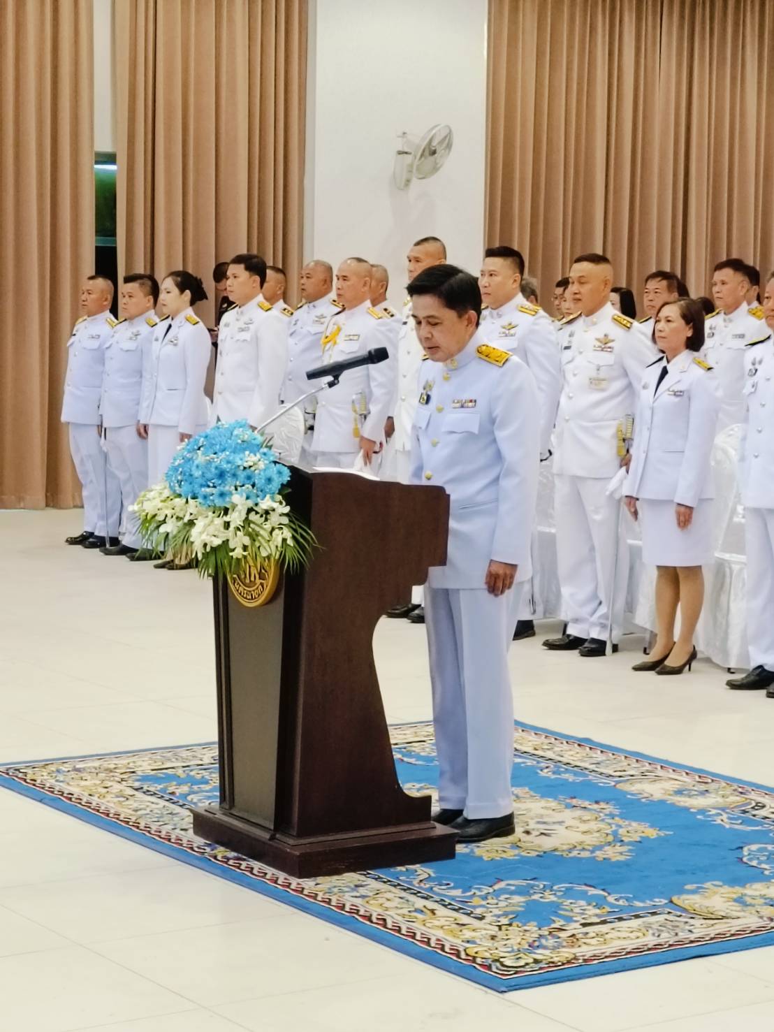ส.ป.ก.นครนายก ร่วมงานรัฐพิธีวันพระบาทสมเด็จพระพุทธเลิศหล้านภาลัย 