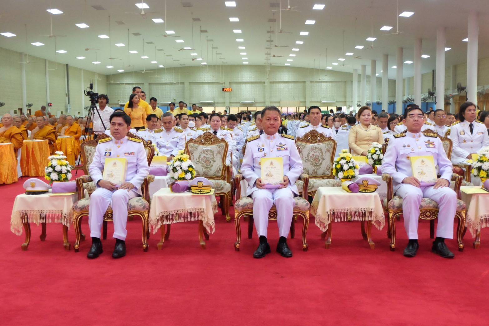  ส.ป.ก.นครนายก ร่วมโครงการเผยแพร่พระรัตนตรัย เจริญอรัยมรรค สัมมาทิฎฐิ ระลึกถึงพระรัตนตรัย ว่าเป็นที่พึ่ง เพื่อเฉลิมพระเกียรติแด่พระบาทสมเด็จพระเจ้าอยู่หัว 