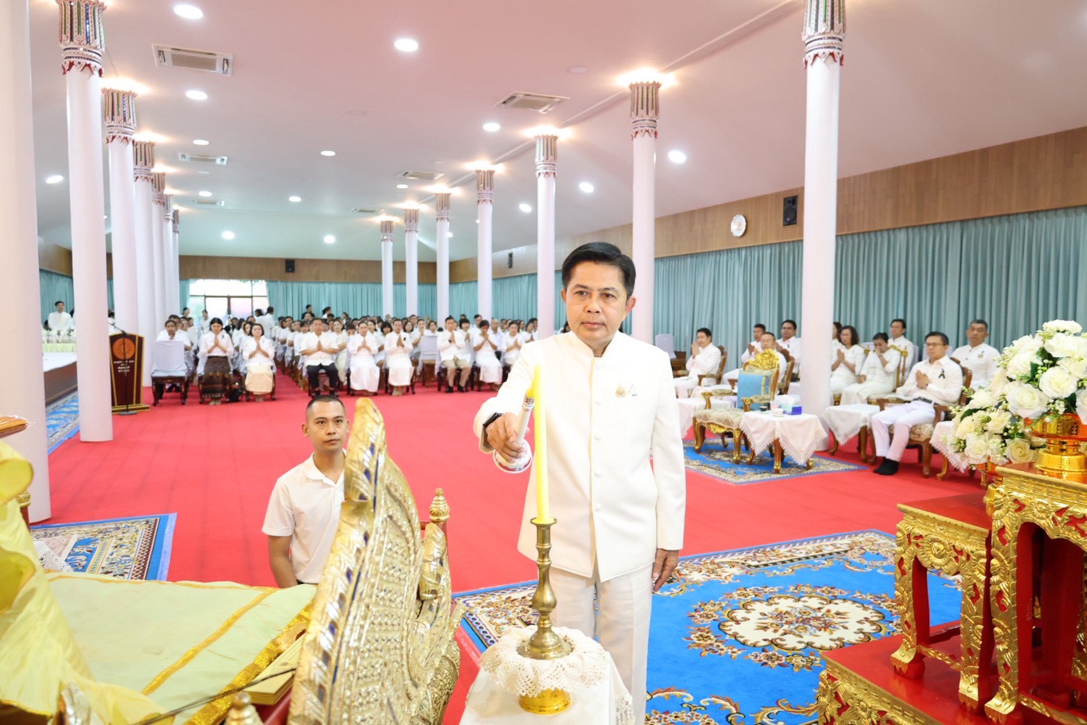 ส.ป.ก.นครนายก ร่วมกิจกรรมส่งเสริมการเผยแผ่พระพุทธศาสนา 