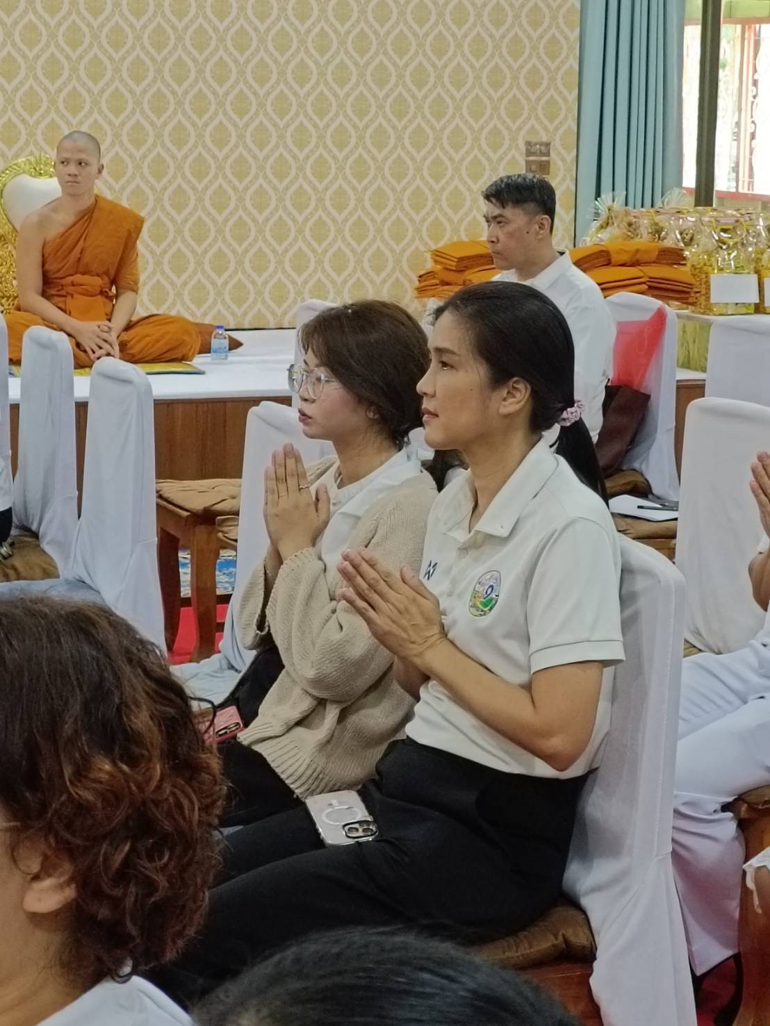 title - ส.ป.ก.นครนายก เข้าร่วมกิจกรรมพิธีเจริญพระพุทธมนต์ เจริญจิตตภาวนา และจัดกิจกรรมรวมพลังสร้างสัปปายะสู่วัดด้วยวิถี 5ส