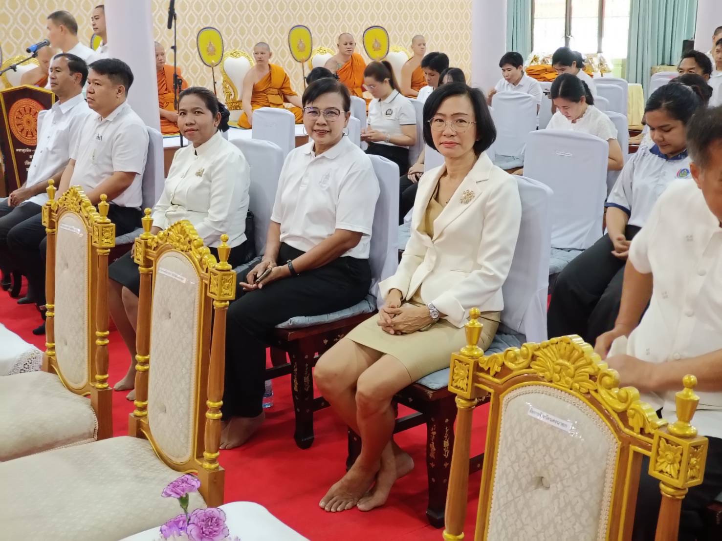title - ส.ป.ก.นครนายก เข้าร่วมกิจกรรมพิธีเจริญพระพุทธมนต์ เจริญจิตตภาวนา และจัดกิจกรรมรวมพลังสร้างสัปปายะสู่วัดด้วยวิถี 5ส