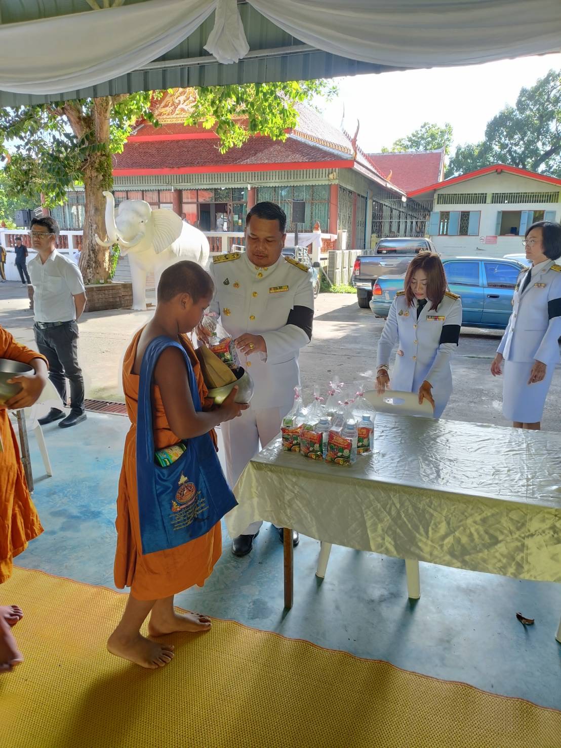 title - ส.ป.ก.นครนายก เข้าร่วมพิธีบำเพ็ญกุศล ในวาระครบ ๗ วัน (สัตตมวาร) 